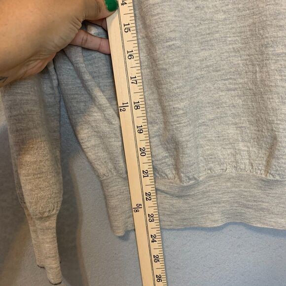 Brunello Cucinelli Grey Wool Cashmere Polo Sweater Italy Men’s Medium Luxury - Picture 8 of 8